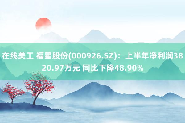 在线美工 福星股份(000926.SZ)：上半年净利润3820.97万元 同比下降48.90%